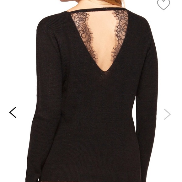 Sweaters - Lace Cutout Sweater